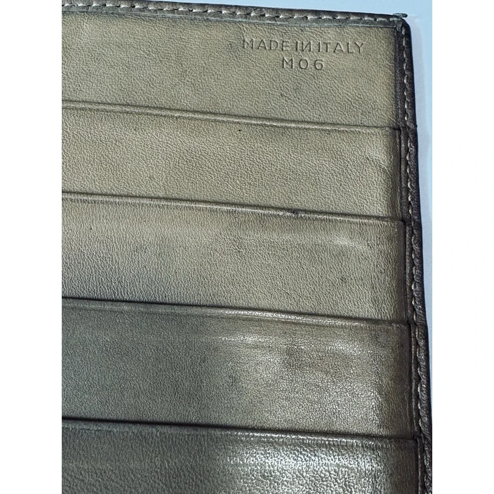 Celine Bi Fold Wallet Beige / Tan Card Holder